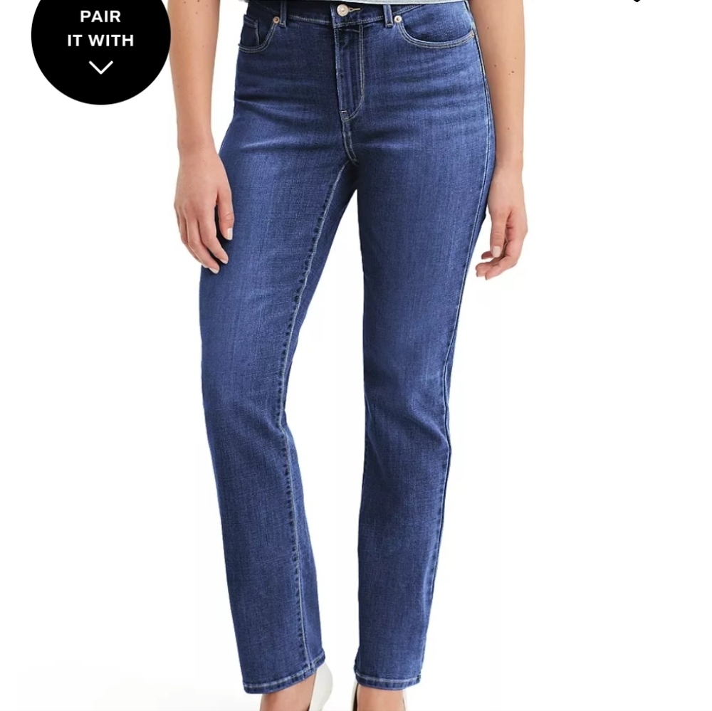 Levi's Women's Straight Leg Blue Jeans